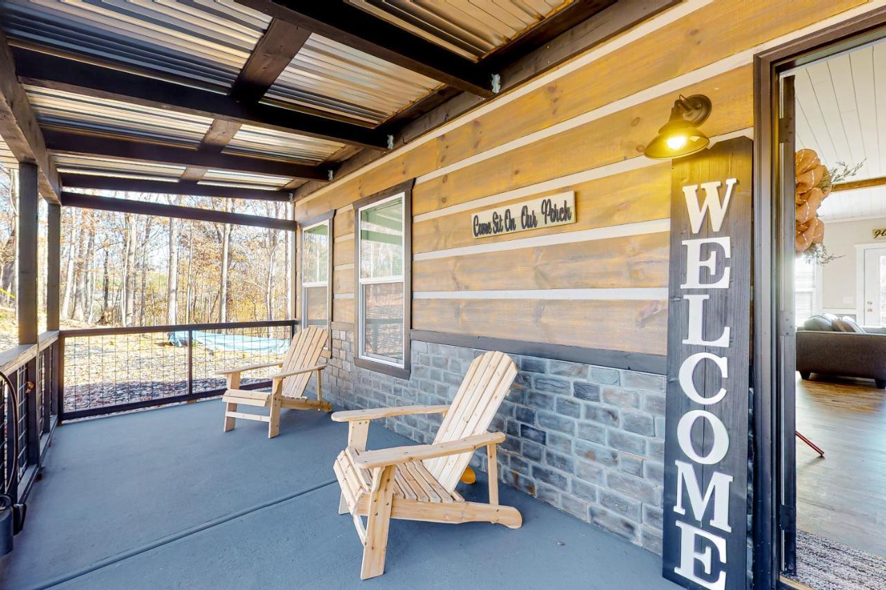 Rustic Mountain Cabin Ellijay Exterior foto