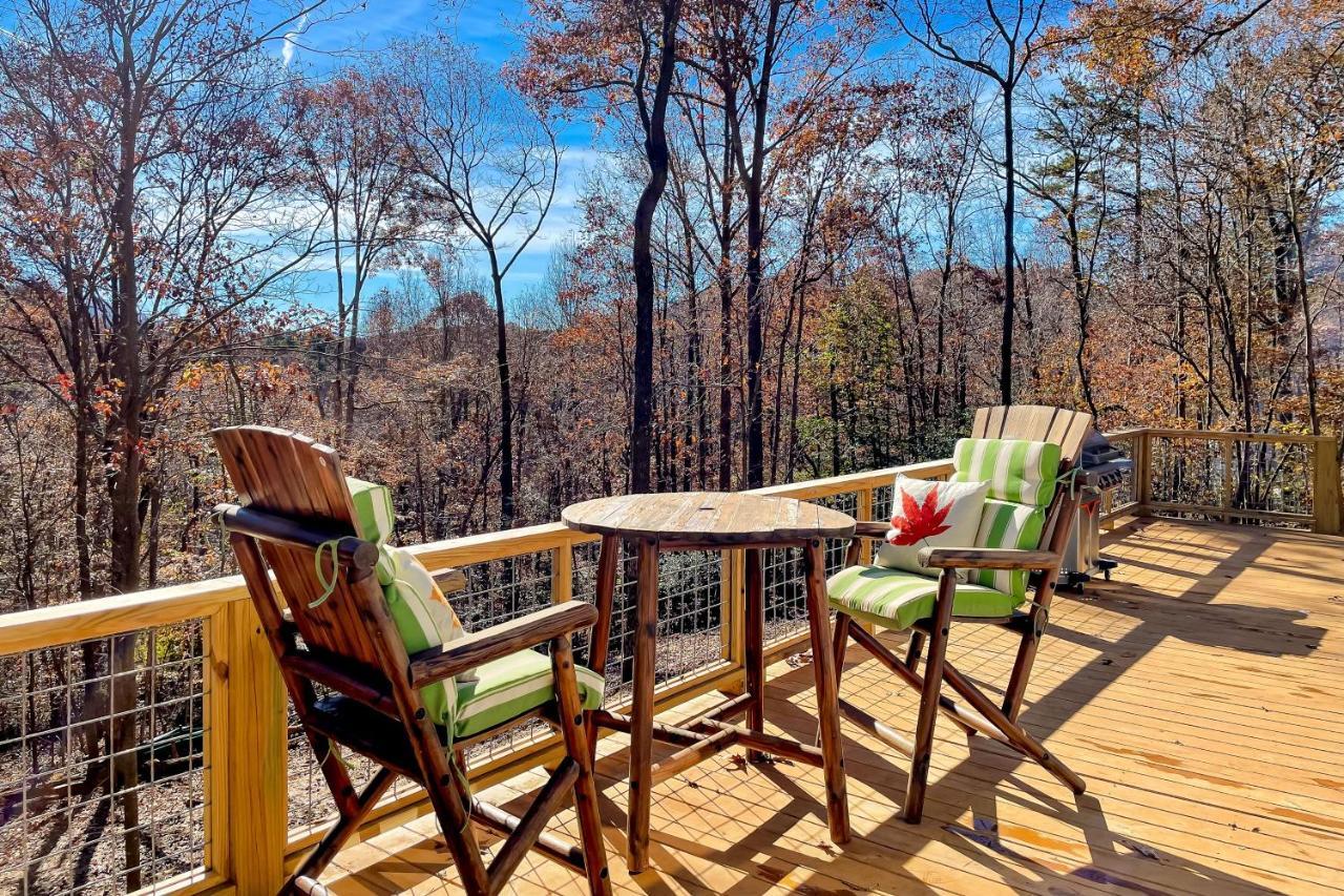 Rustic Mountain Cabin Ellijay Exterior foto