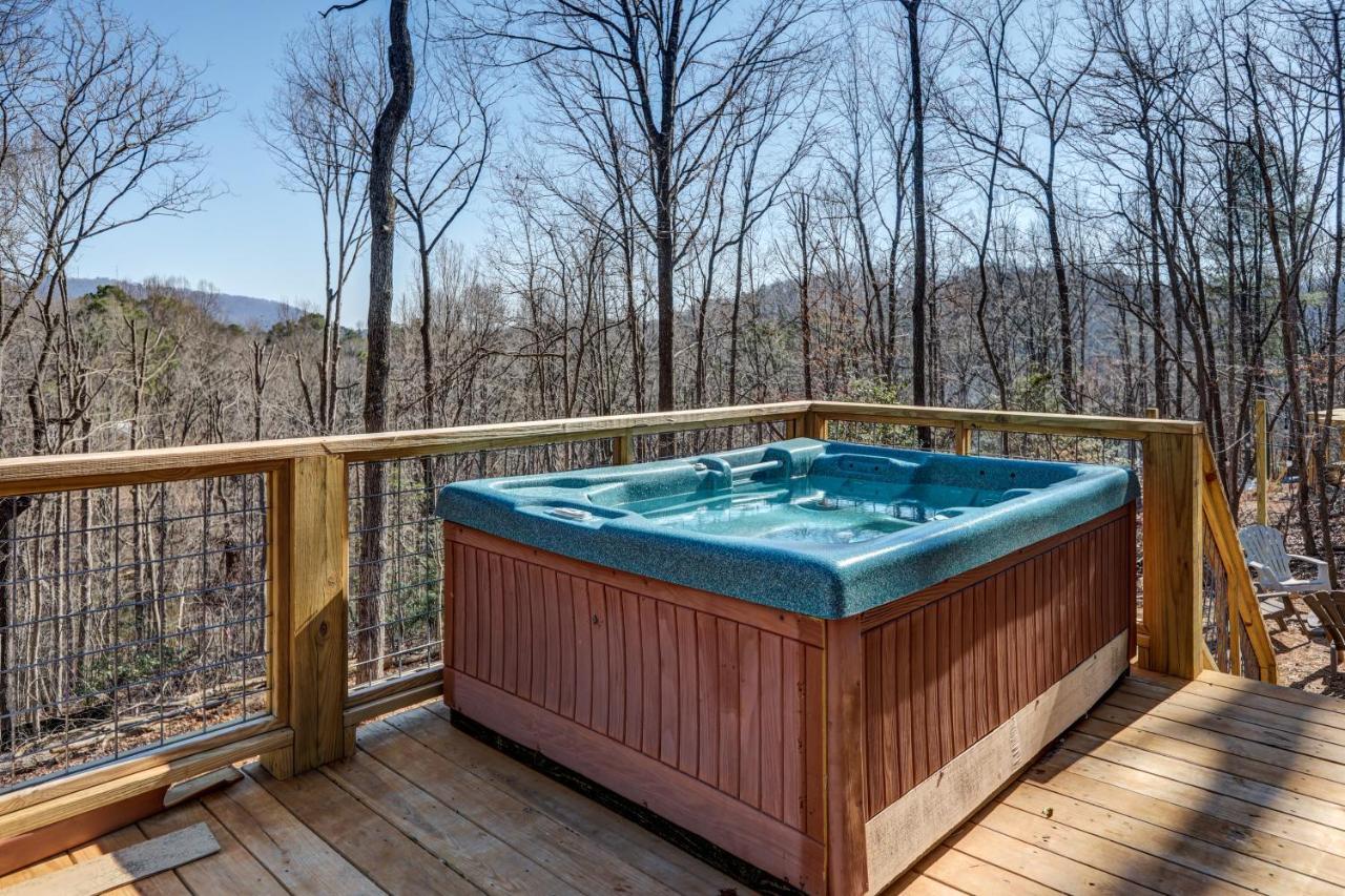 Rustic Mountain Cabin Ellijay Exterior foto