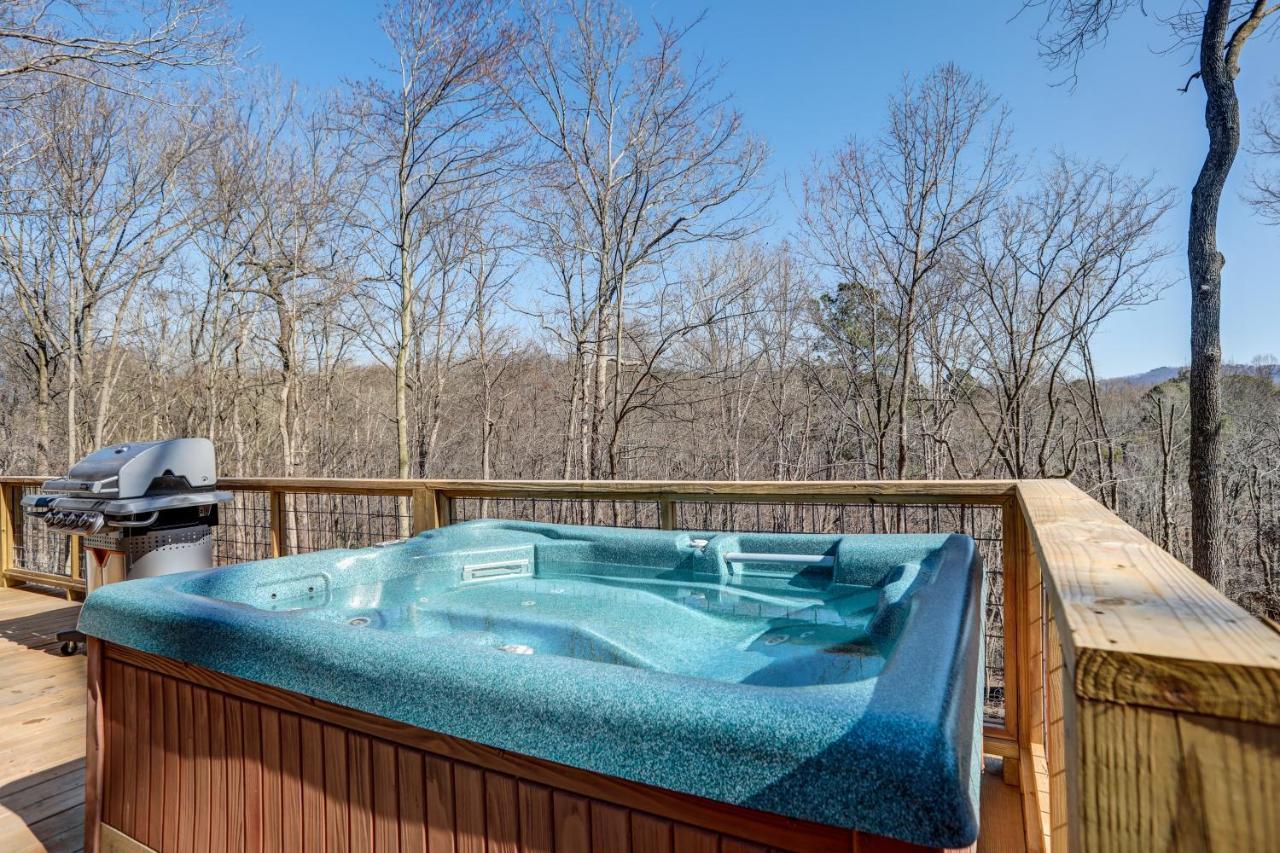 Rustic Mountain Cabin Ellijay Exterior foto